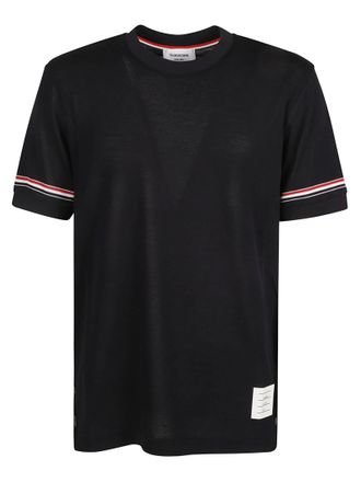 Thom Browne Short-sleeved Cuff T-shirt