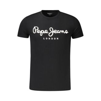 Pepe Jeans London Zwarte Katoenen T-Shirt voor Mannen