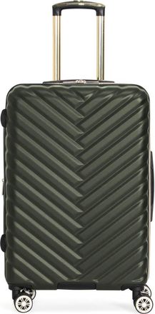 Kenneth Cole Madison 24-Inch Hardside Expandable Spinner Suitcase in Olive at Nordstrom Rack