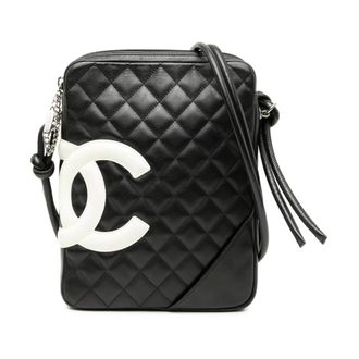 Chanel Pre-owned Cross Body Bags, female, Black, Size: ONE SIZE Pre-owned Quilted Leather Camera Bag