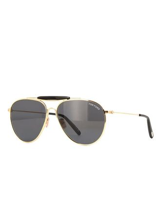 Tom Ford Eyewear Zonnebril met piloten montuur - Goud