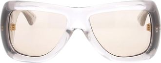 Saint Laurent Howl Zonnebril - Dames - Zonnebrillen - Wit - ONE Size - Accessoires