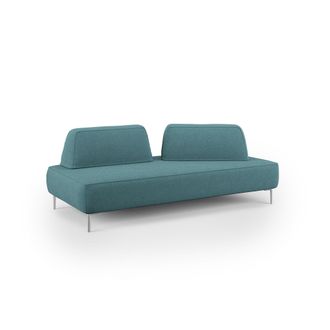 Divani.Store Newton Sof&aacute; Modular Con Respaldos Removibles 167 Cm Azul Claro