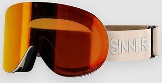 Sinner Taur Matte Light Grey Goggle grau