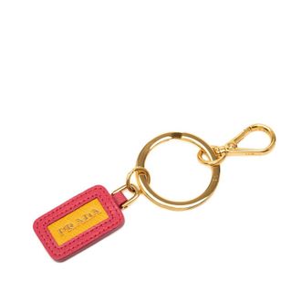 Prada Pre-owned Prada Saffiano Logo Key Chain and Bag Charm Ladies 0UAIX1BT5LO3NWIE