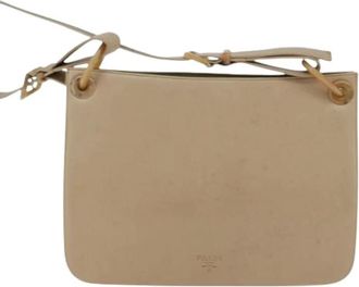 Prada Pre-owned Shoulder Bags, female, Beige, Size: ONE SIZE Pre-owned Vintage Shoulder Bag