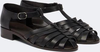 The Row Phoebe leather sandals