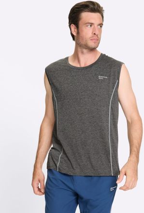 Catamaran Muskelshirt CATAMARAN Funktions-Shirt, Herren, Gr. 48/50, grau, meliert, 90% Polyester, 10% Elasthan, meliert, Rundhals, Shirts Muskelshirt