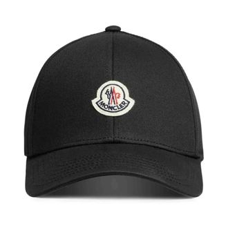 Moncler Baseball Cap - Heren - Petten - Zwart - ONE Size - Accessoires