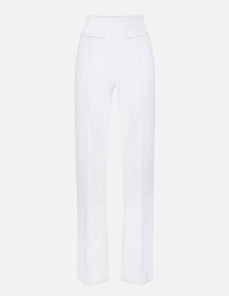 Elisabetta Franchi Hose mit gesticktem Logo