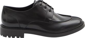 Saint Laurent Black Derby Lino Dress Shoes