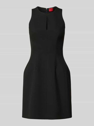 HUGO BOSS Eng anliegendes Etuikleid mit Viskose-Anteil Modell KALOPIA in Black, Gr&ouml;&szlig;e 38