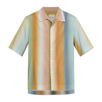 Paul Smith Overhemden, Heren, Veelkleurig, L, Katoen, Kortemouwenshirt
