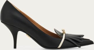 Ferragamo Women Pump with mini bow detail Black Size 10.5