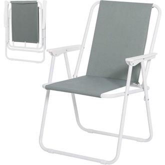 Woltu Silla De Camping Silla Plegable Ultraligera Silla De Acampada De Playa O Camping Para Exteriores Silla Jardin Gris Oscuro - Woltu
