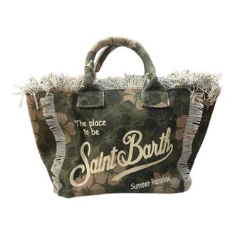 Saint Barth Tote Bags, female, Green, Size: ONE SIZE Colette Medium Tote