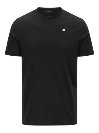 K-Way logo T-shirt - unisex - Fabric - XXXL - Black