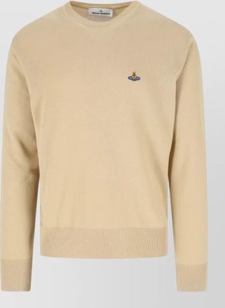 Vivienne Westwood crew neck sweater ribbed cuffs hem
