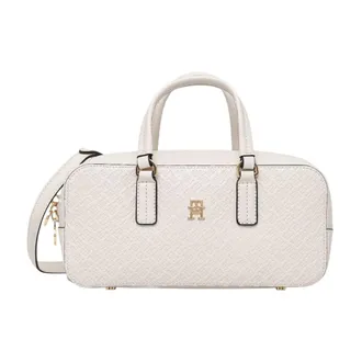 Tommy Hilfiger Handbags, female, Beige, Size: ONE SIZE TH Daily Crossover Mono