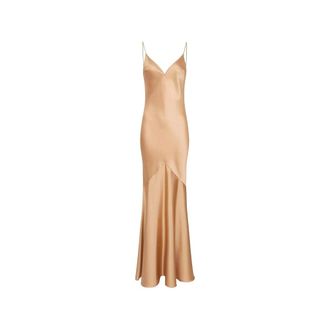 Elisabetta Franchi Gowns, female, Pink, Size: L Red Carpet Satin Dress