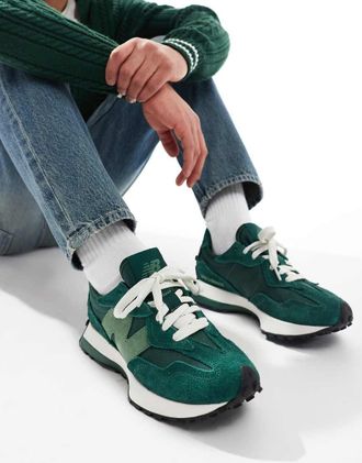 New Balance 327 - Sneakers verde scuro