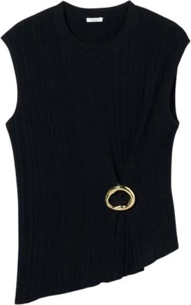 Joseph TOP - Dames - Ronde hals truien - Zwart - L - Truien & Vesten