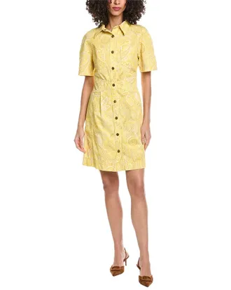 Etro Brass Denim Mini Dress