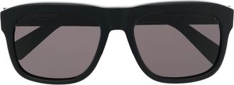 Saint Laurent Eyewear square-frame tinted sunglasses - women - Acetate - One Size - Black