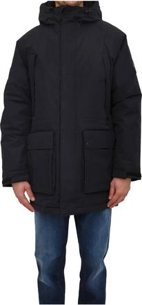 Napapijri Jas/Mantel - Heren - Parka Jassen - Zwart - L - Katoen - Jassen