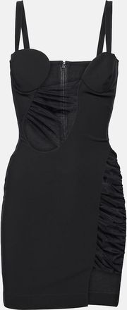 Nensi Dojaka Cutout jersey minidress