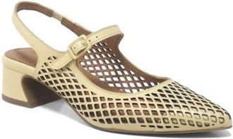 Gentle Souls Gladys Perf Slingback Pump in Soybean Leather at Nordstrom, Size 9.5