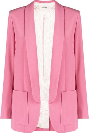 Zadig&Voltaire Verdun blazer - women - Viscose/Polyester/Acetate - 34 - Pink