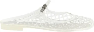 Tory Burch Mello Mary Jane Jelly Flat Shoes White