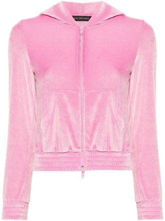 Balenciaga Hoodie met rits - Roze