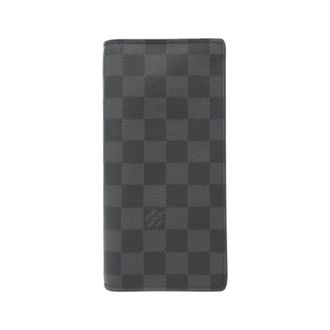 Louis Vuitton Dark Gray Graphite Coated Canvas Long Wallet (Bi-Fold) (Pre-Owned)