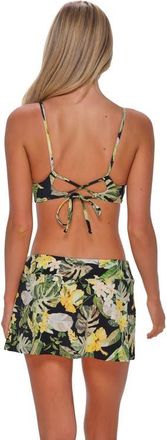 Sunsets Sporty Swim Skirt Bottoms in Night Bloom at Nordstrom, Size X-Large