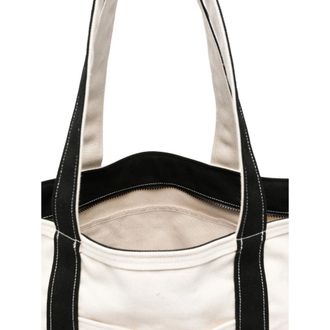 Carhartt Work in Progress Panelled Cotton Tote Bag - White