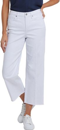 NYDJ Coco High-Rise Optic White Crop Jean