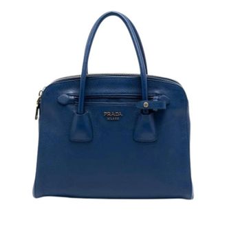 Prada Pre-owned Handbags, female, Blue, Size: ONE SIZE Pre-owned Vintage Satchel