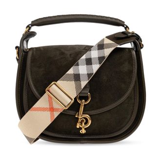 Burberry Handbags, female, Green, Size: ONE SIZE Clip Small Bag