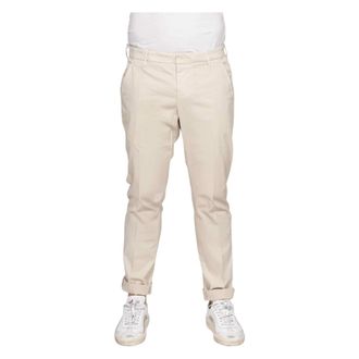Dondup Slim-fit Trousers, male, Beige, Size: W36 Pantalone Gaubert