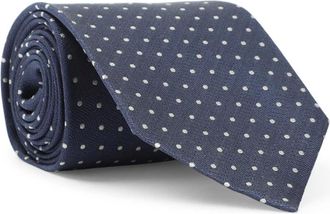 Tom Ford Accessoires, Heren, Blauw, ONE Size, Blauwe Zijden Stropdas Elegant Accessoire