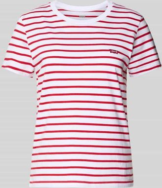 Levi's Regular Fit T-Shirt aus reiner Baumwolle in Rot, Gr&ouml;&szlig;e XS