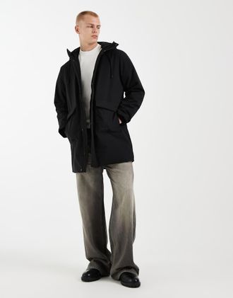 Redefined Rebel Parka nero vestibilit&agrave; classica