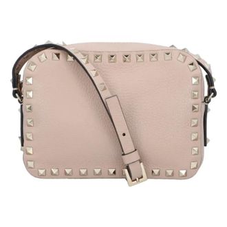 Valentino Cross Body Bags, female, Beige, Size: ONE SIZE Leather handbags