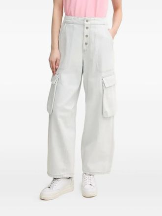 G-Star Balloon Cargo button-fastening jeans - women - Recycled Cotton/Cotton/Cotton - 27/30 - Blue