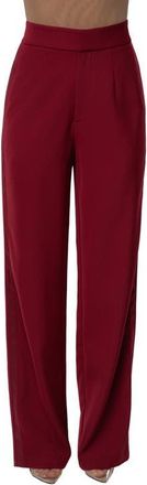 JLUXLABEL Suite Life Woven Pant in Burgundy at Nordstrom, Size X-Small 32