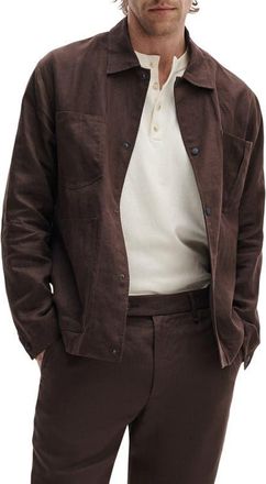 Rag & Bone Evan Linen Trousers in Rbrown at Nordstrom, Size 32