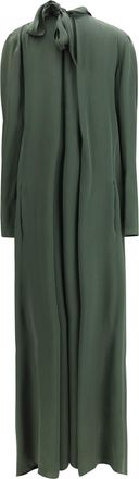 Petar Petrov Womens Interlude Dress Jaguar Green Silk