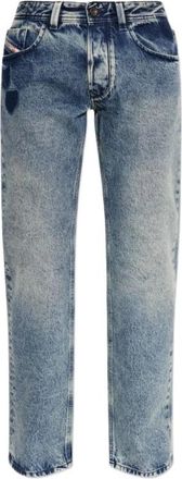 Diesel Straight Jeans - Heren - Regular Fit Jeans - Blauw - W33 - Denim - Jeans